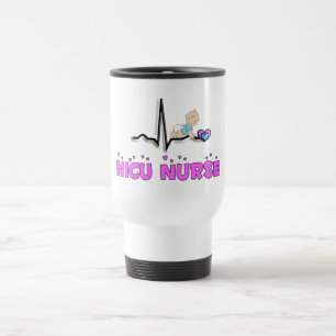 NICU Nurse QRS Design Travel Mug