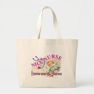 nicu nurse tote bag