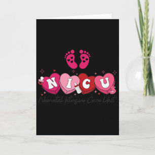 Nicu Nurse Valentine Heart Candy Card