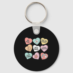 Nicu Nurse Valentine's Day Heart Candy Neonatal Ic Key Ring