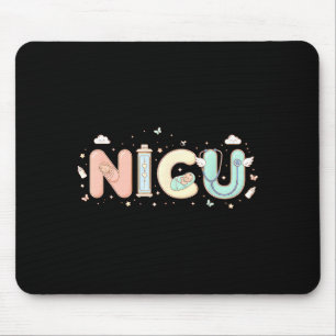 Nicu Nurse Valentine's Day Heart Stethoscope Scrub Mouse Mat
