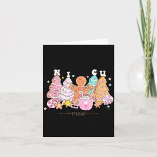 Nicu Nurse Xmas Gingerbread Neonatal Intensive Car Card