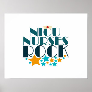 NICU Nurses Rock Poster