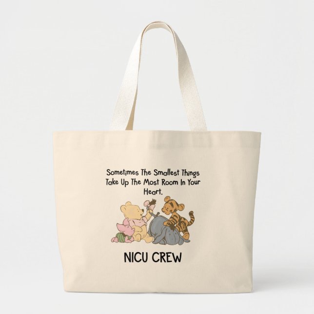 NICU Pooh Characters Tote (Front)