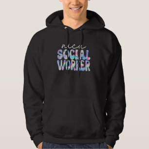 Nicu Social Worker Groovy Back to School Teachers Hoodie