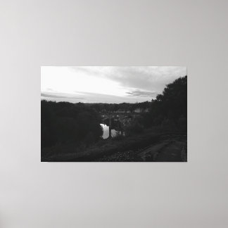 Nidd Gorge At Dusk Canvas Print