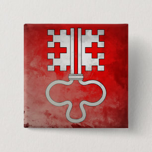 Nidwalden 15 Cm Square Badge