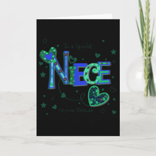 **NIECE** A SPECIAL NIECE AND SPECIAL BIRTHDAY CARD