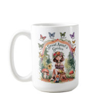 Niece and Nephew Custom Names Great Aunt's Garden