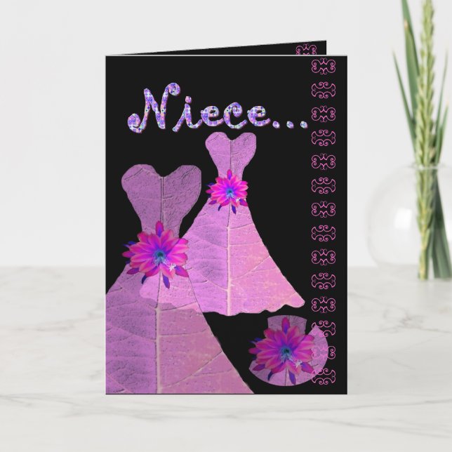 NIECE - Be My Bridesmaid - Customisable Invitation (Front)