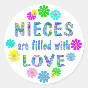 Niece Classic Round Sticker