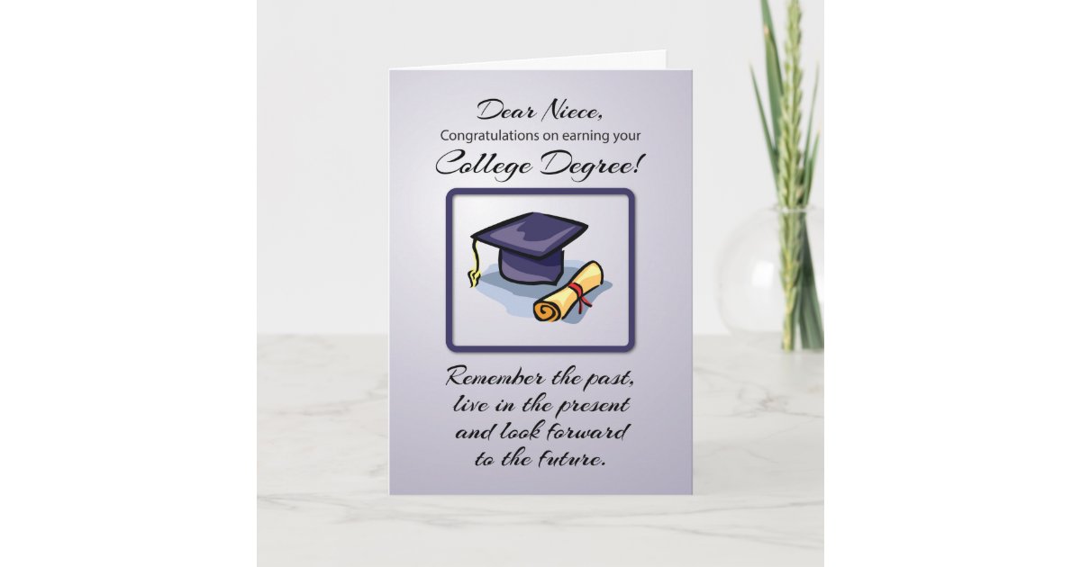 What To Write In Niece College Graduation Card