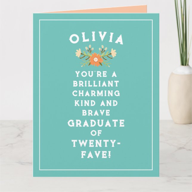 Niece Graduation 2025 Card (Front)