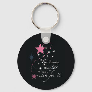 Niece Graduation Star, Gift, Custom Round Gifts Key Ring