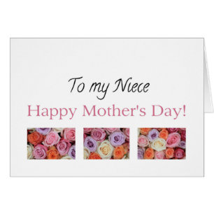 Niece   Happy Mother's Day rose card