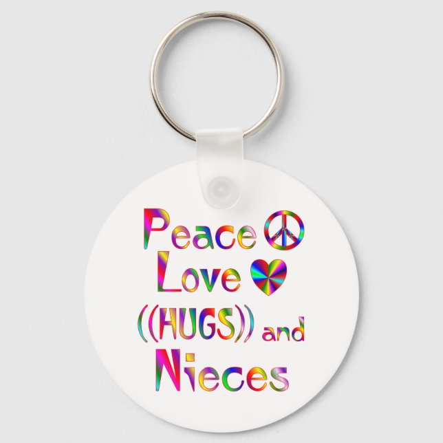 Niece Hugs Key Ring (Front)