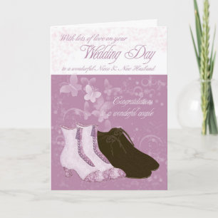 Niece & New Husband wedding day congratulations Card