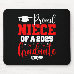Niece Senior 2025 Proud Niece Of A Cl Of 2025 Grad Mouse Mat