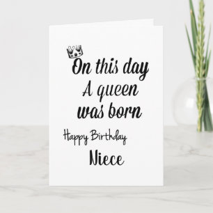 **NIECE** SPECIAL "YOU" AND SPECIAL "BIRTHDAY" CARD