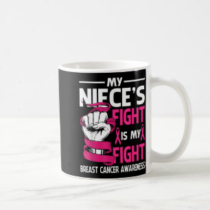 Nieces Fight Is Fight Breast Cancer Awareness Coffee Mug