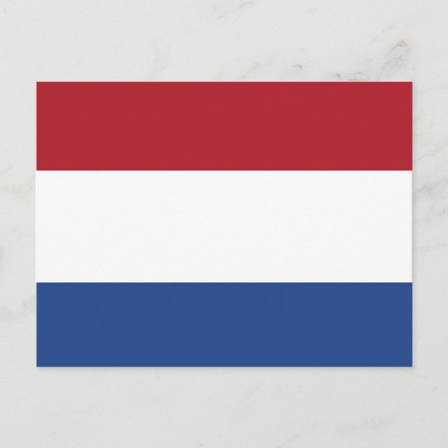 Niederlande Flagge Postcard (Front)