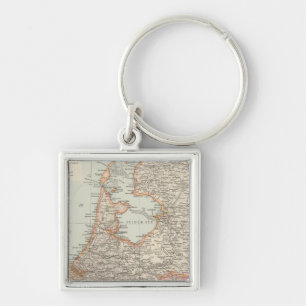 Niederlande - Netherlands Map Key Ring