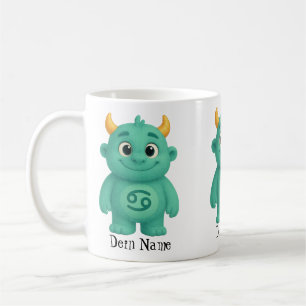 niedliches Sternzeichen Monster Krebs Coffee Mug