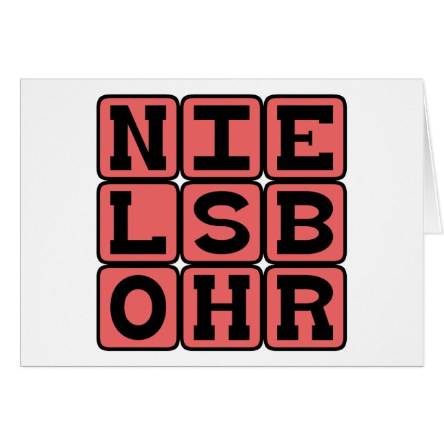 Niels Bohr, Danish Physicist (Front Horizontal)