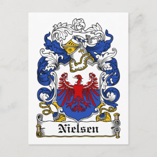 Nielsen Family Crest Postcard