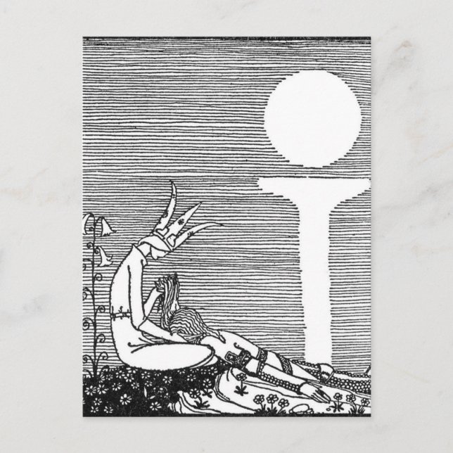 Nielsen's East of the Sun and West of the Moon Postcard (Front)