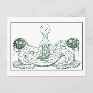 Nielsen's In Powder and Crinoline Postcard