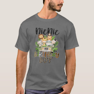 Nienie Of The Birthday Boy Zoo Safari Jungle Famil T-Shirt