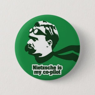 Nietzsche 6 Cm Round Badge