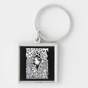 Nietzsche - Art Key Ring