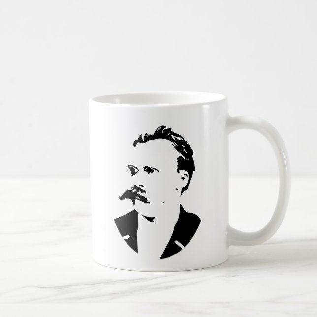 Nietzsche Face Coffee Mug (Right)