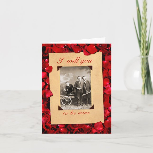 Nietzsche I Will You Valentine's Day Card (Front)