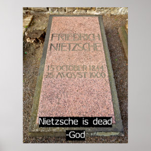 Nietzsche is Dead Poster