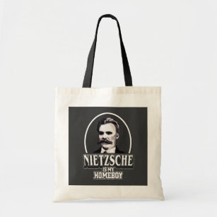 Nietzsche Is My Homeboy Tote Bag