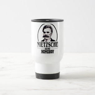 Nietzsche Is My Homeboy Travel Mug