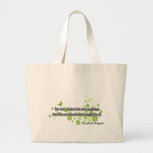 Nietzsche Large Tote Bag