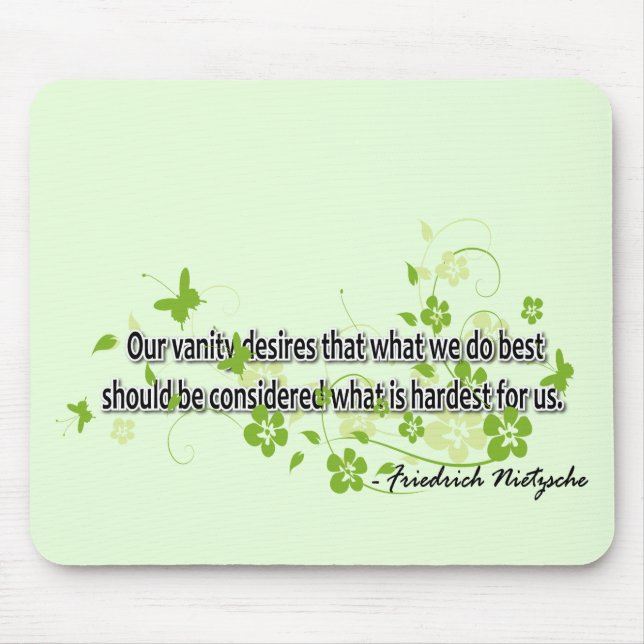 Nietzsche Mouse Mat (Front)