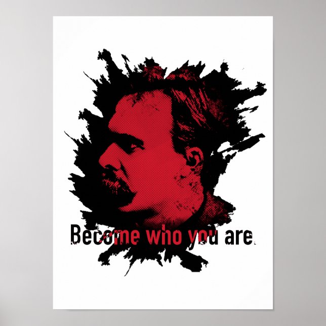 Nietzsche Print - Become Who You Are (Front)