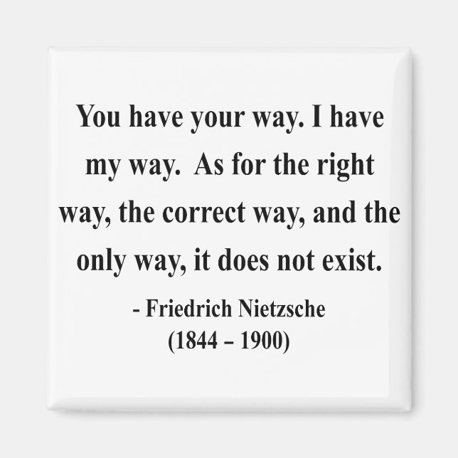 Nietzsche Quote 1a Magnet (Front)