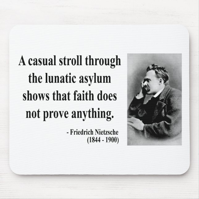 Nietzsche Quote 1b Mouse Mat (Front)
