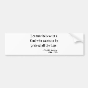 Nietzsche Quote 2a Bumper Sticker