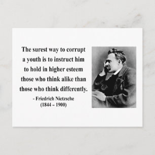 Nietzsche Quote 2b Postcard
