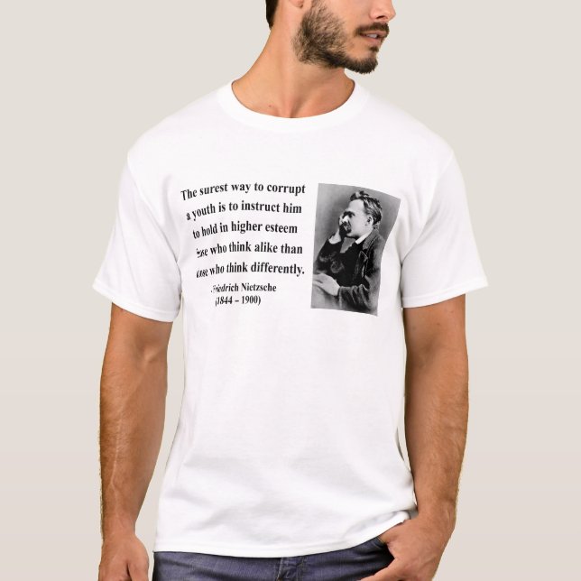 Nietzsche Quote 2b T-Shirt (Front)