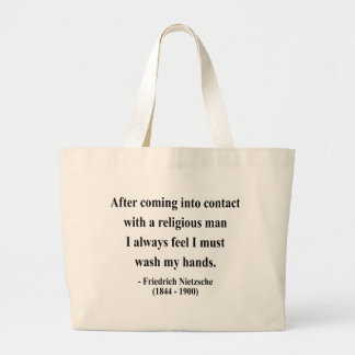 Nietzsche Quote 3a Large Tote Bag