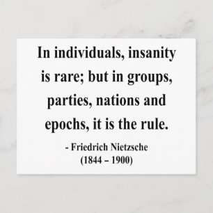 Nietzsche Quote 3a Postcard
