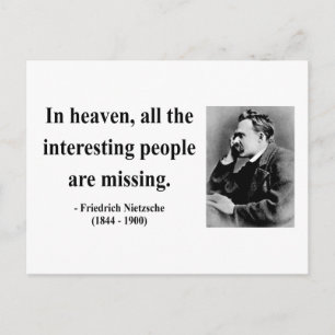 Nietzsche Quote 4b Postcard